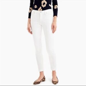 J. Crew 8" toothpick jean in white Size 26